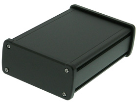 Aluminum Cabinet,  115 X 51.6 X 169mm Black